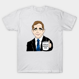 THE OFFICE SITCOM TV CHARACTER FAN ART T-Shirt